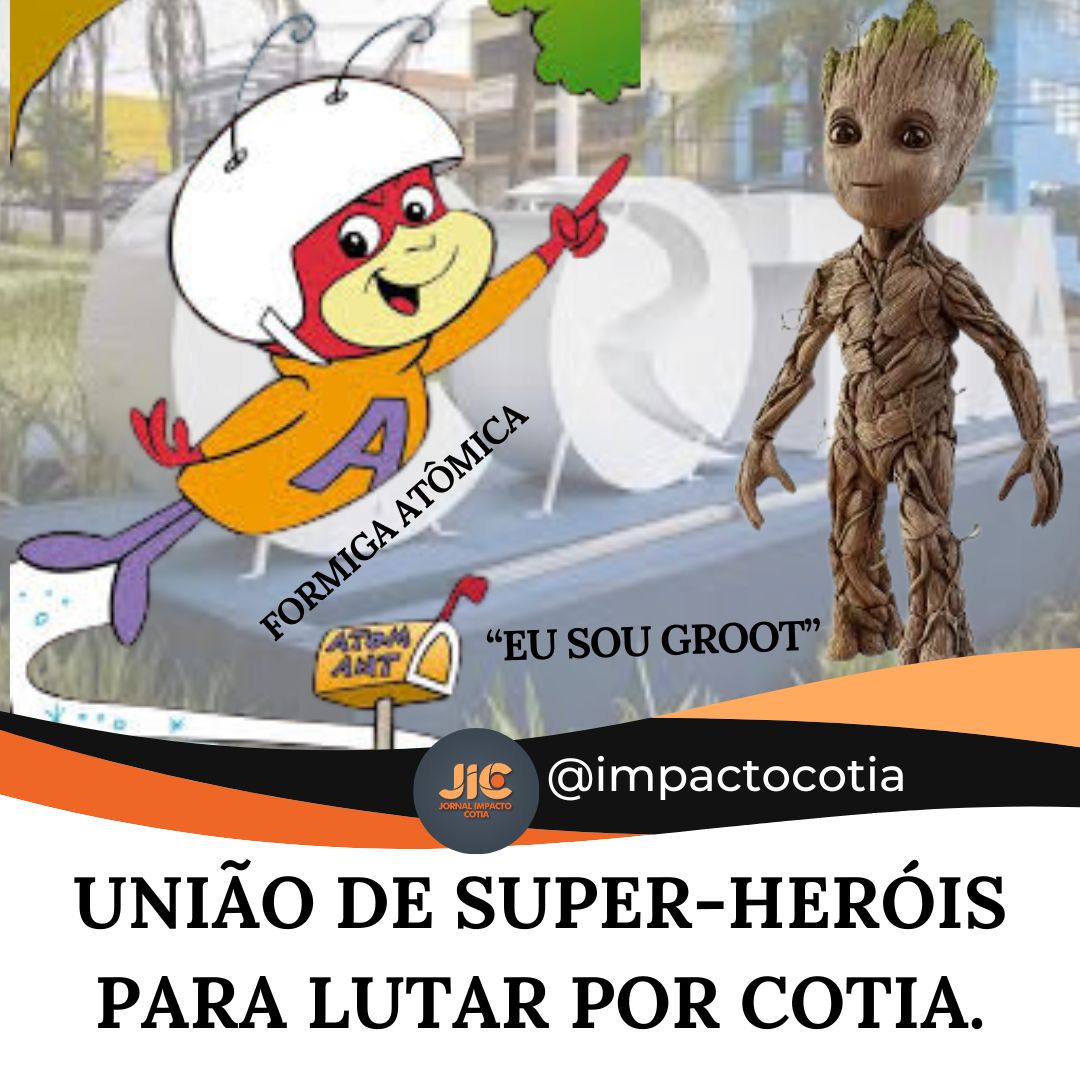 União de super-heróis para lutar por Cotia